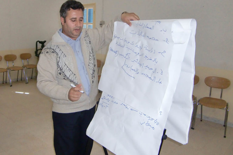 مناطق الصيد البحري التقليدي المقترحة للتصرف المشترك مع المهنيين